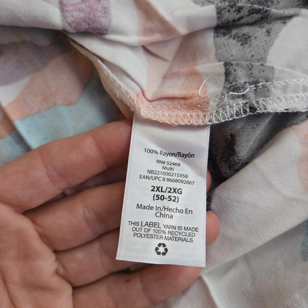 No Boundaries Vintage y2k men's 2xl colorful button down - Picture 6 of 10